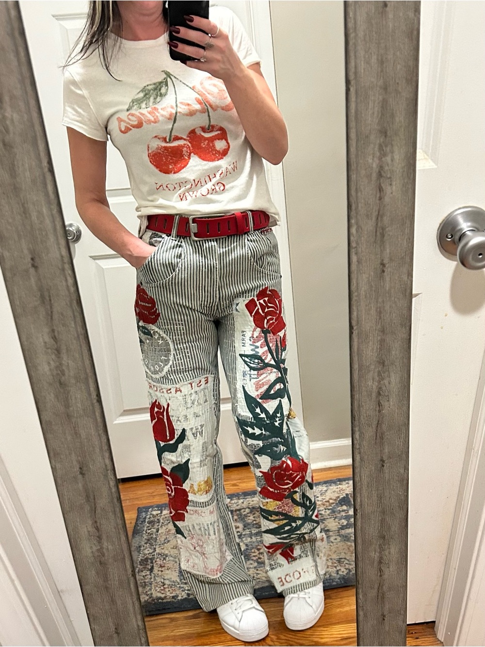 NWT Free People We The Free Lost & Found Boyfriend Jeans in Secret Getaway - Picture 4 of 16